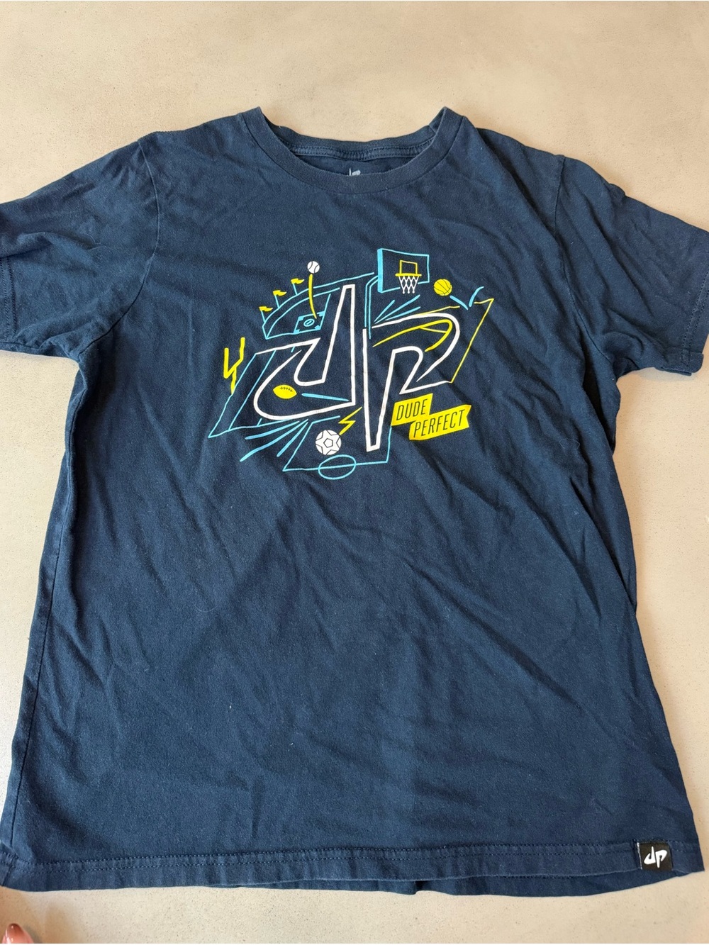 Dude Perfect Boys' Navy Graphic Short Sleeve Tee